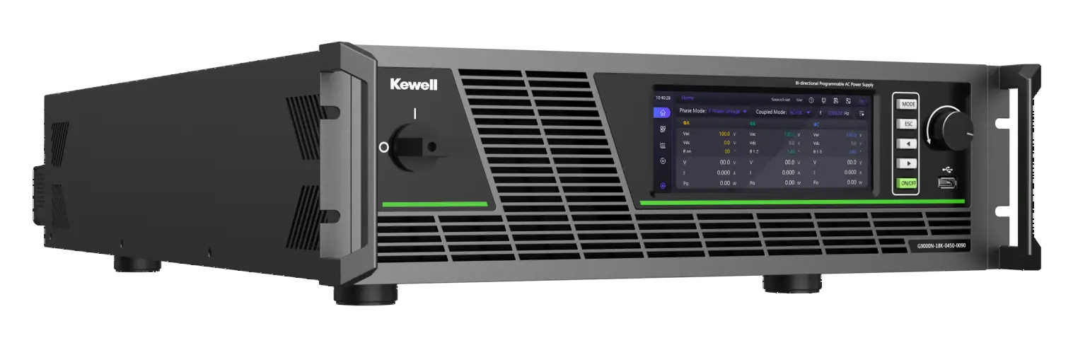 Bidirectional & Programmable AC/DC Power Supply & Load with Mains Simulation from the G6000 Series