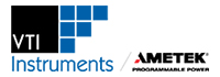 Logo of VTI Instruments as a manufacturer of measuring instruments for functional system tests